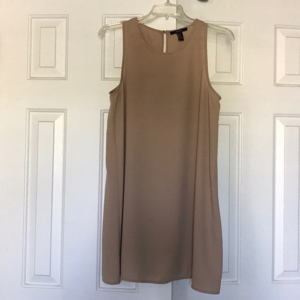 Beige Forever 21 Slip Dress